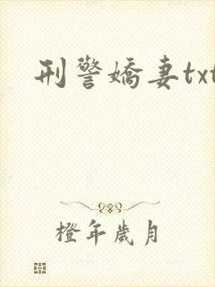 刑警娇妻txt
