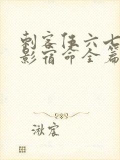 刺客伍六七之暗影宿命全篇封面