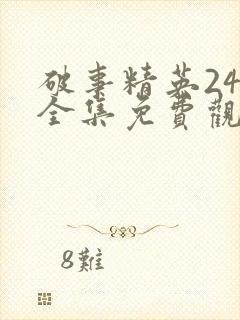 破事精英24集全集免费观看