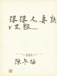 狠狠人妻熟妇av又粗...