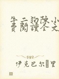 牛二狗陈小燕免费阅读全文