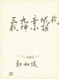 三九音域我不是戏神小说封面