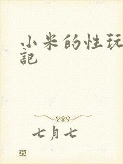 小米的性玩具日记封面