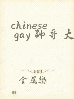 chinese gay 帅哥 大