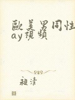 欧美男同性恋gay视频