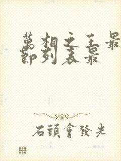 万相之王最新章节列表最