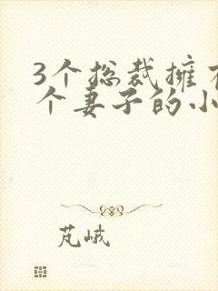 3个总裁拥有一个妻子的小说封面