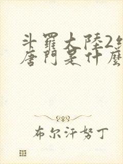 斗罗大陆2绝世唐门是什么时候出的