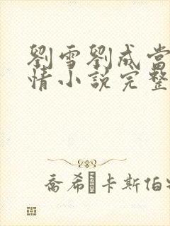 刘雪刘成当代爱情小说完整