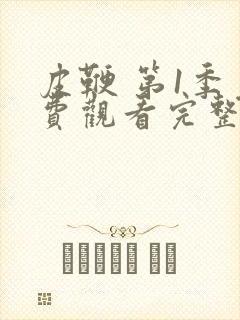 皮鞭 第1季免费观看完整版在线全集