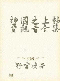 神国之上动漫免费观看全集