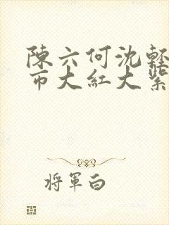 陈六何沈轻舞都市大红大紫封面
