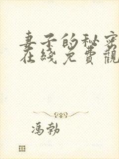 妻子的秘密电影在线免费观看