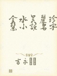 金水吴丽珍林晓慧小说名字封面