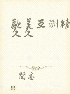 欧美亚洲精品久久久