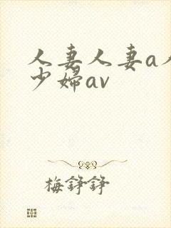 人妻人妻a人妻少妇av