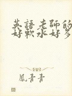 英语老师的兔子好软水好多