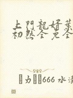 上门龙婿叶辰萧初然全免全集