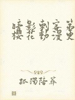 暗影刺客第四季樱花动漫更新时间