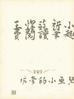 王悍苏祈小说免费阅读笔趣阁最新封面