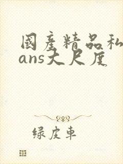 国产精品私拍pans大尺度