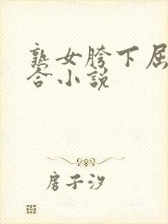 熟女胯下屈辱迎合小说封面