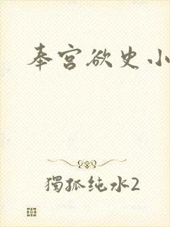 奉宫欲史小说封面