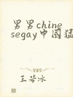 男男chinesegay中国猛男封面