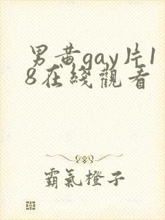 男黄gay片18在线观看封面