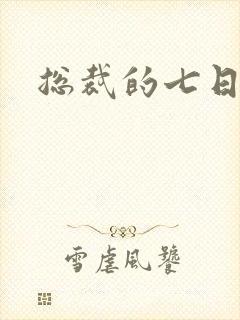 总裁的七日恋人