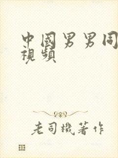 中国男男同性恋视频