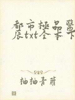 都市极品医神叶辰txt全本下载封面