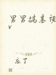 男男搞基视频gv