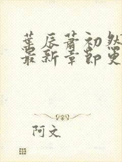 叶辰萧初然免费最新章节更新