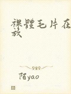 裸体毛片在线播放