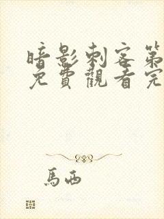 暗影刺客第五季免费观看完整版