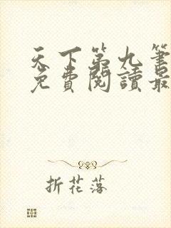 天下第九笔趣阁免费阅读最新章节