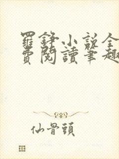 罗铮小说全文免费阅读笔趣阁