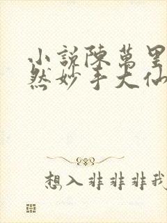 小说陈万里唐嫣然妙手大仙医封面