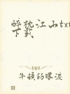 醉枕江山txt下载