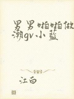 男男啪啪做爰高潮gv小蓝