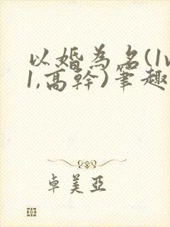 以婚为名(1v1,高干)笔趣阁