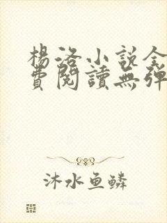 杨洛小说全文免费阅读无弹窗最新章节