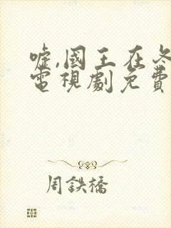 嘘,国王在冬眠电视剧免费封面