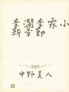 李澜李霖小说最新章节