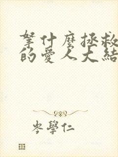 拿什么拯救你我的爱人大结局封面