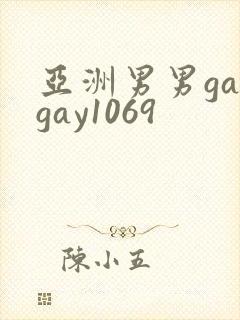 亚洲男男gaygay1069