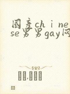 国产chⅰnese男男gay网站