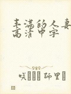 丰满的人妻hd高清中字