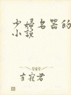 少妇名器的肉欲小说封面